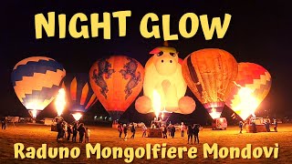 Night Glow At 33° Epiphany International Aerostatic Meeting In Mondovi 2023 - Full Show #Raie23
