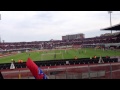 Un rosa-nero in croce da curva a curva Catania-Palermo 21/4/13