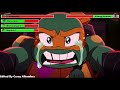 Rise of the Teenage Mutant Ninja Turtles: The Movie (2022) Final Battle with healthbars 4/4