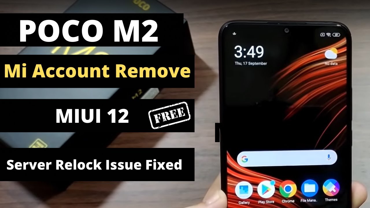 Poco M2 Mi Account Unlock Without Flashing One Click Poco M2 Mi Account Unlock Without Flashing One Click