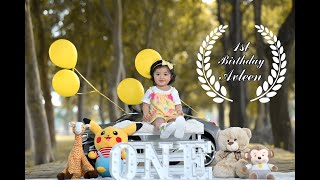 Avleen First Birthday Baby Girl Pre-Birthday Shoot 2023 Video Song