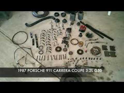 1987 PORSCHE 911 CARRERA COUPE 32L G50 144 Porsche engine rebuild Old 