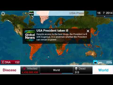 Watch I WILL CONTROL YOUR BRAIN! Let's play Plague inc on PC:Neurax worm