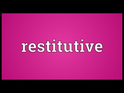 Header of restitutive