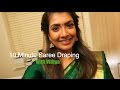 10 minute Saree draping with Vithya