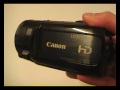 Canon Legria HFS10 Aufbau und Bediehnung