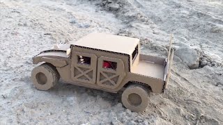 Diy: Cardboard Hummer H1 Goes Remote-Controlled!