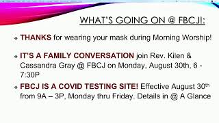 8.22.21 11AM Worship Service