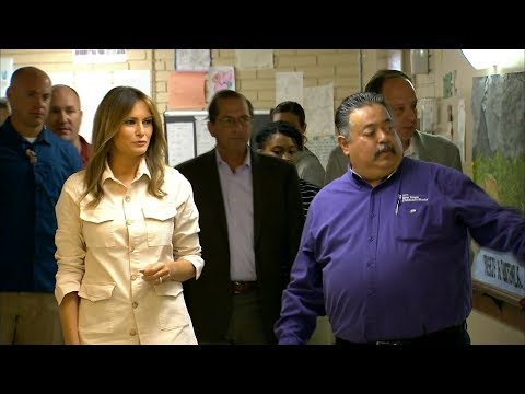 Melania Trump visits child migrant detention centre | ITV News