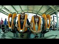 Apocalypse Front Seat on-ride rider cam HD POV Six Flags America