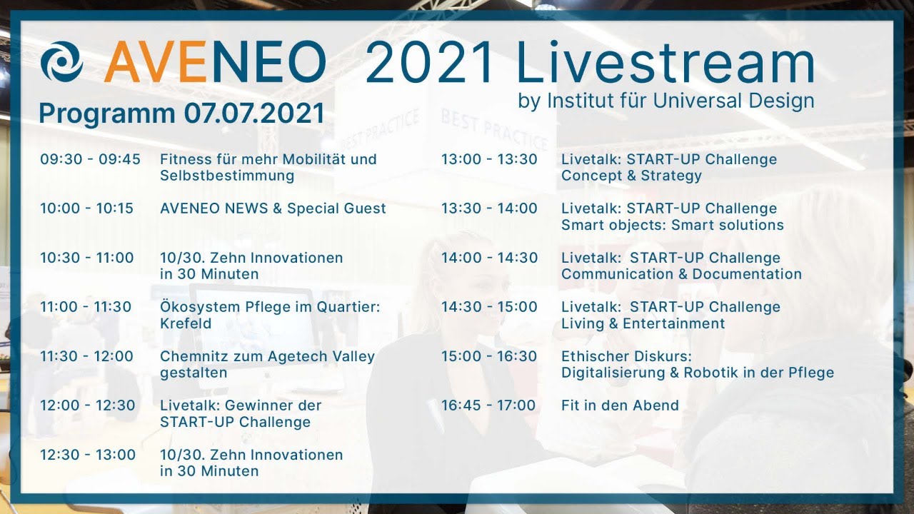 AVENEO 2021 Digital - Stream by Institut für Universal Design
