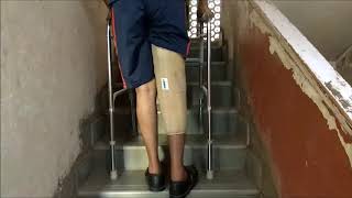 Climbing Stairs With Walker