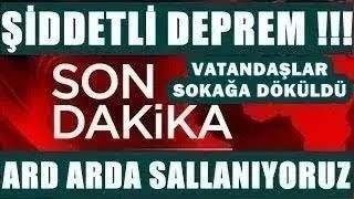 Afad Duyurdu Deprem Oldu Korkutan Şiddetli Deprem Sondakika Açıklaması
