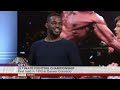 BBC World News: UFC Champ, Jon Jones, and contender Alexander Gustafsson, on the GMT set