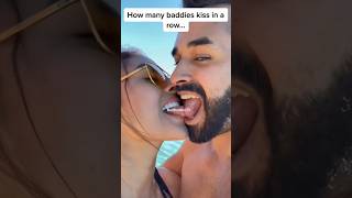 How Many Baddies Can I Kiss In A Row? Kissing Smooch Licking Lips Spit Tongue