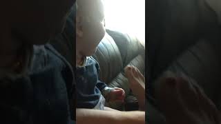 Baby Chokes Smelling Sissys Feet