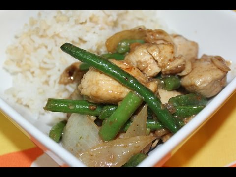 Video Recipe Chicken Rice Green Beans Video Recipe Chicken Rice Green Beans