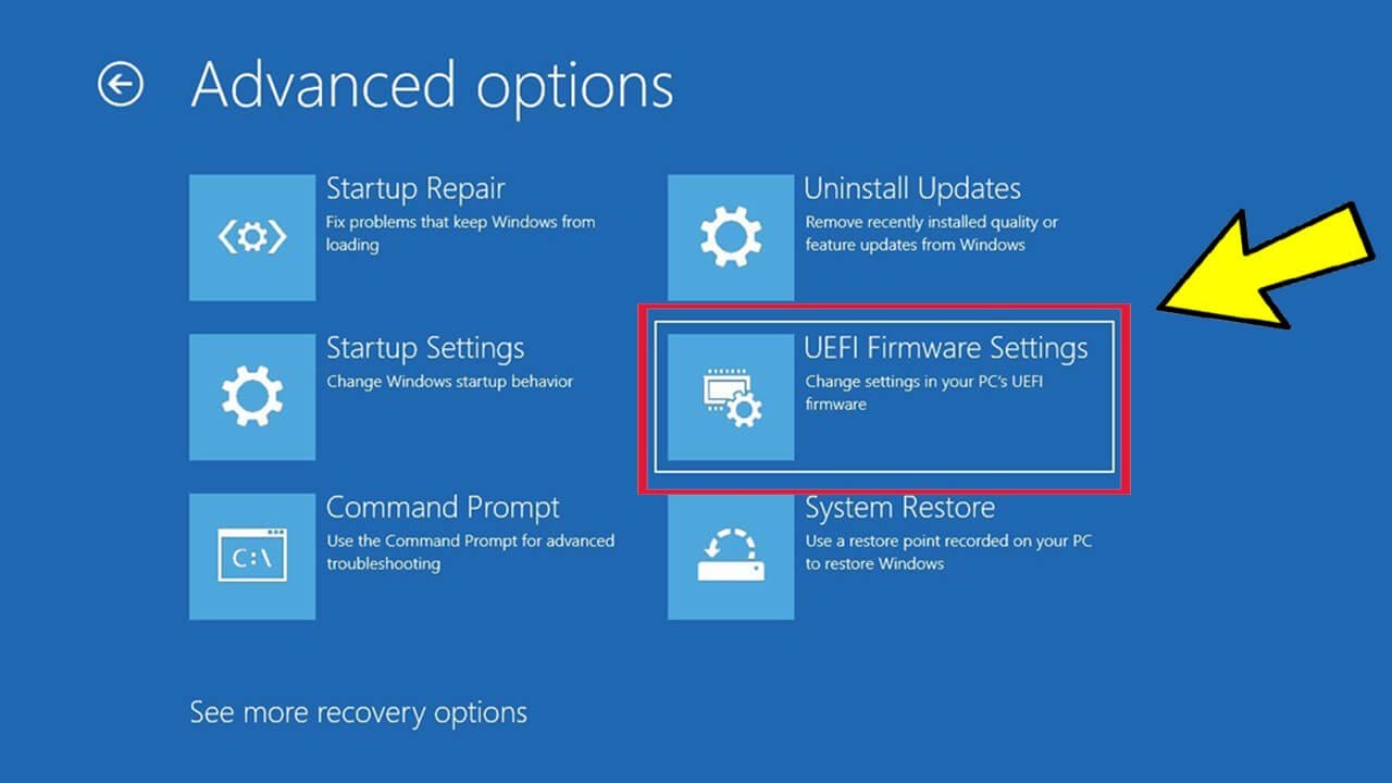 Fix UEFI Firmware Settings missing in Windows 11/10/8/7 Fix UEFI Firmware Settings missing in Windows 11/10/8/7
