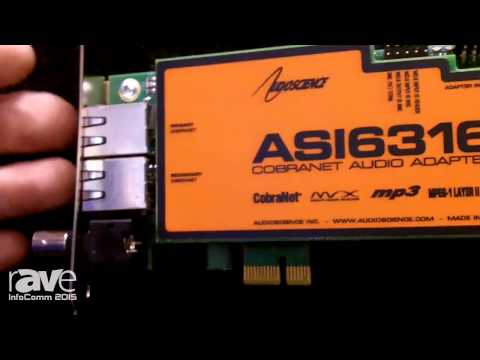 ASI6316InfoComm 2015: AudioScience Discusses the ASI6316 and ASI6416 Sound Cards
