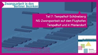 Tempelhof-Schöneberg - Ns-Zwangsarbeit Auf Dem Flughafen Tempelhof Und In Mariendorf