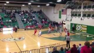 Top 2015 PG from South Gallia Brayden Greer with a deep 2 pointer during pr