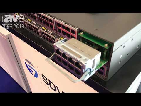 ISE 2018: Netgear Shows Its M4300-96X 10Gig Switch on the SDVoE Alliance Stand
