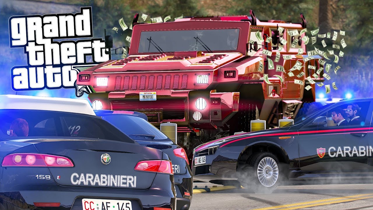 RAPINA A MANO ARMATA! - GTA 5 MAFIA ITALIANA MOD #15