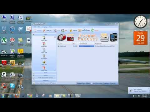 how to cut videos with the help of format factory(Tutorial) ....
