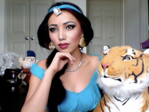 Disney's Princess Jasmine Make-up tutorial !!!!! - YouTube