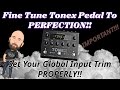 Fine Tune Your Tonex Pedal To PERFECTION!! | Set Your Input Trim PROPERLY!