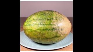 210823 1940 럭비공 같은 애플수박 복수박 소고기 호밀빵 샌드위치 Apple Watermelon Rye Bread Sandwich アップルスイカ 苹果西瓜