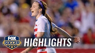 Rose Lavelle scores the opening goal against Canada | 2018 CONCACAF Women's Championship