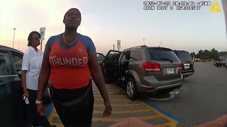Woman Fights Police Over Handicapped Spot Police Bodycam