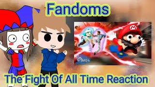 Fandoms React To The Fight Of All Time Gacha Reaction