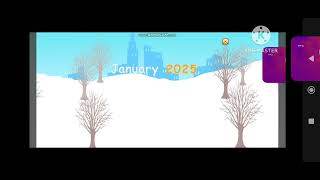 January 2025 Starfall Calendar Partial