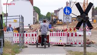 Die Gleisarbeiten An Der Poeler Straße In Wismar Gehen Zügig Voran