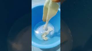 School Shirt & Socks Cleaning Using Rin Ala Clothes 12 Hours With Rin Ala &Water