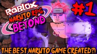 *NEW* THE BEST NARUTO GAME CREATED?!? | Roblox: Naruto RPG BEYOND (NRPG) - Episode 1