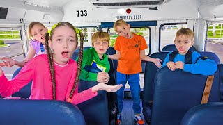 Влад И Ники Изучают С Друзьями Правила Школьного Автобуса