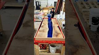 Beautiful Blue & Walnut Custom Dining Table Link In Bio For A Table Quote