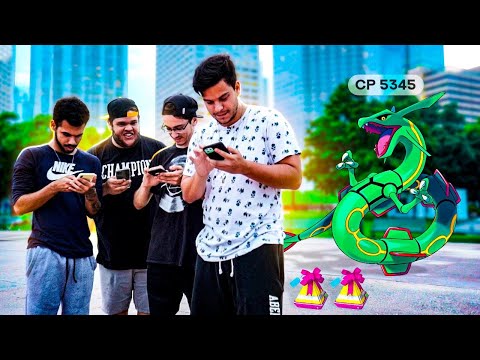 Pokemon GO: GANHEI UM RAYQUAZA ‹ EduKof Games ›