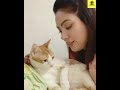 BABITA JI Kissing Her CAT | MUNMUN DATTA's ANIMAL LOVE | MUNMUN DATTA'S PETS #tmkuc
