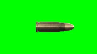 Were Editor - Screen Slow Motion Flying Bullet In Green Screen Free Stock Footage