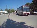 Departure of Yarts Bus #119 with Vanhool bus to Yosemite,CA