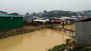 Rohingya refugee fishing in the camp and their life In Bangladesh.
