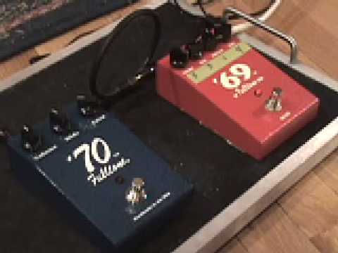Fulltone 69 & 70 Fuzz pedal shootout w Gibson Les Paul 59 Historic & Fender Blues Jr amp