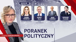 Frydrych, Telus, Luboński, Płaczek Poranek Polityczny 15.10.2025