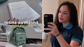 Minha Rotina Da Manhã Para A Escola