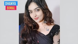 Dhanya Bimal Hot Saree Model Trending Curvy Model Inspiring Millions With Style