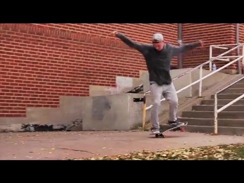 Smith Grind 10 Stair Handrail to Nose Manual Off 5 Stair!?!! - WTF! -  Stephen Cowart